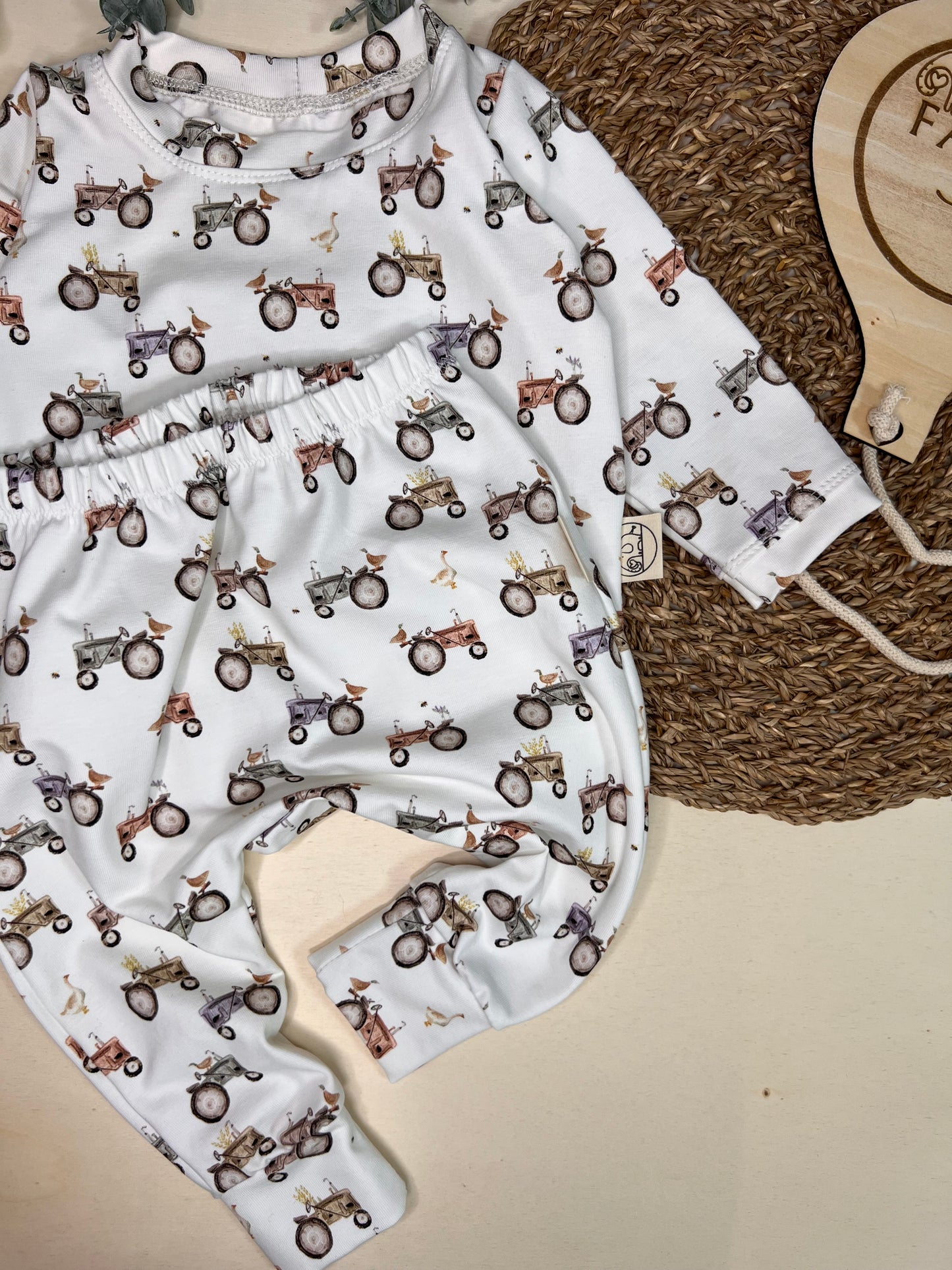 Baumwolljersey Traktoren Oeko-Tex 100