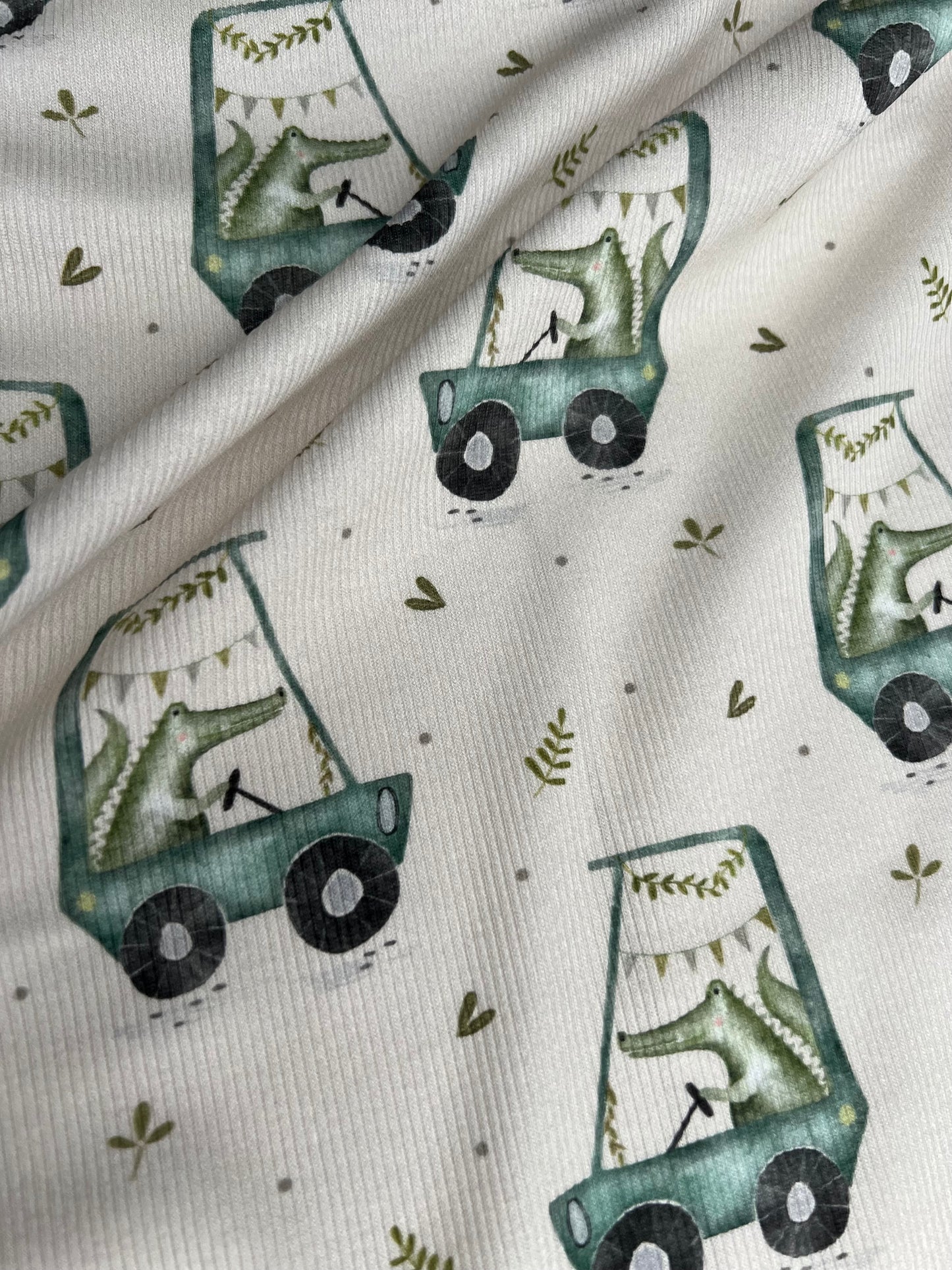 Rib Jersey Kroko / 0,5 m
