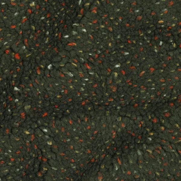 Teddystoff TWEED- dunkeloliv