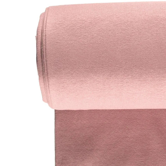 Grob- Ripp- Bündchen hell antikpink