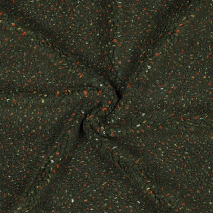 Teddystoff TWEED- dunkeloliv