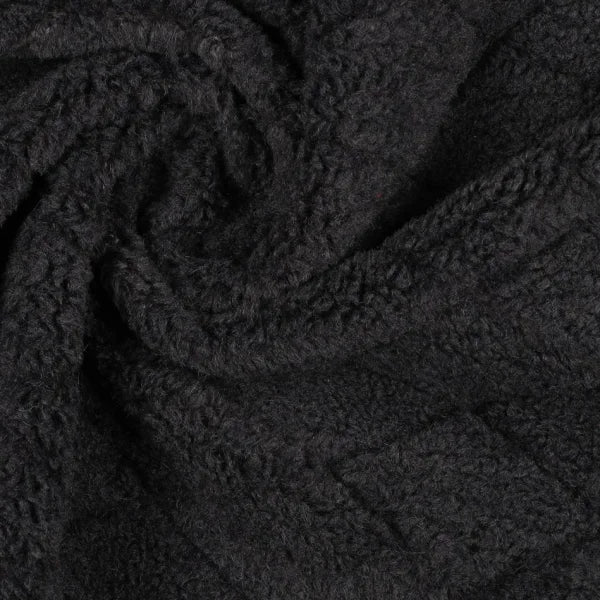 Teddystoff DIAMOND- dunkelgrau