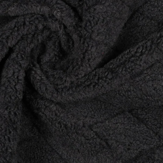 Teddystoff DIAMOND- dunkelgrau