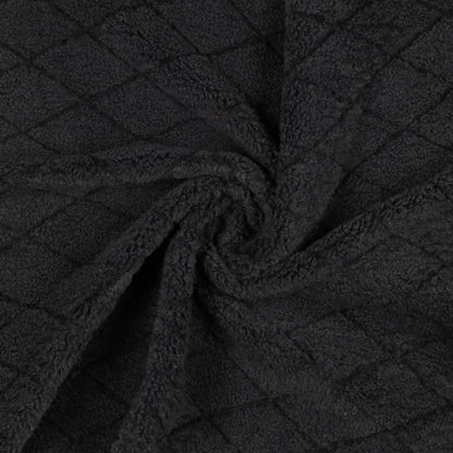Teddystoff DIAMOND- dunkelgrau
